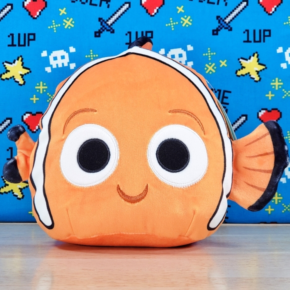 Squishmallows Other - Squishmallow Nemo the Clownfish 7.5" UltraSoft Stuffed Disney Pixar Movie Plush